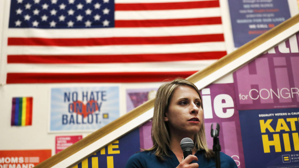 In video, Rep. Katie Hill blames Republican opponents 