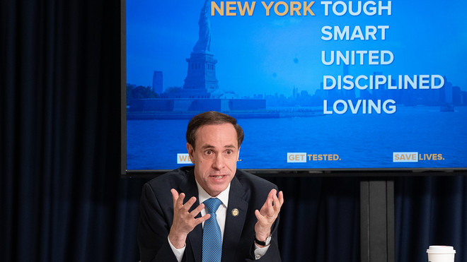 New York state health commissioner Howard Zucker, who released the report on nursing homes Monday,...