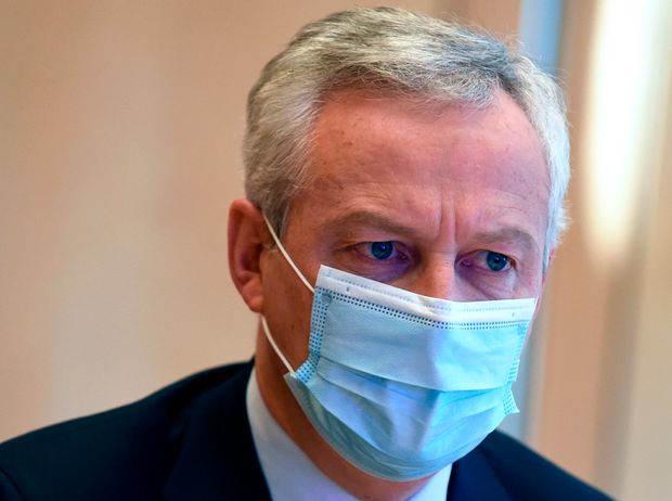 French economy and finance minister Bruno Le Maire, one of the main proponents of a...