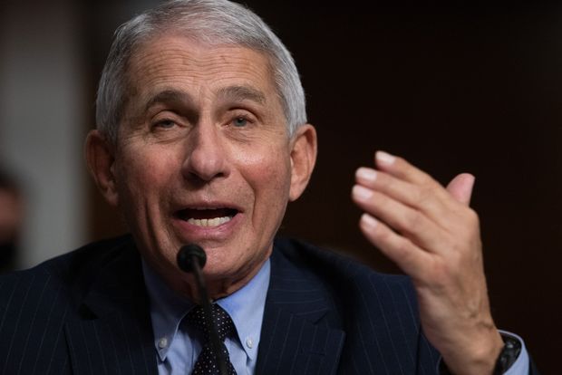 Director of the National Institute of Allergy and Infectious Diseases, Anthony Fauci, testifies during a...