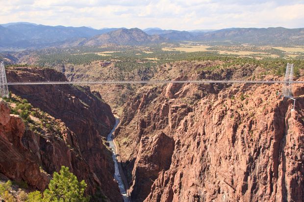 The Royal Gorge bridge draws visitors to Cañon City.