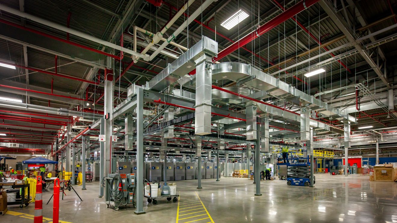 Pfizer constructed what it refers to as a 'freezer farm' roughly the size of a...