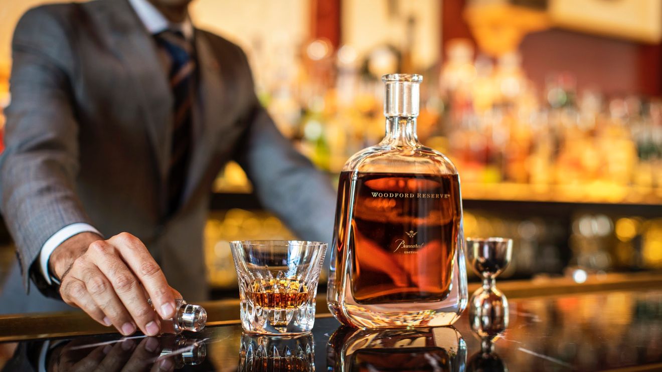 Woodford Reserve's $2,000 Baccarat Edition bourbon comes in a handmade crystal decanter straight from Baccarat,...